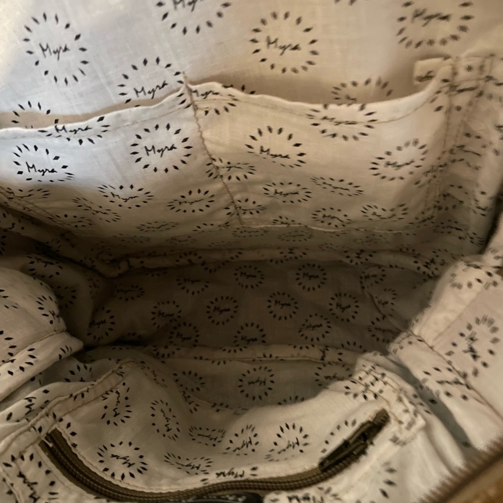 Myra Bag, Cowprint Patterned Canvas Backpack, NWOT - Picture 10 of 10